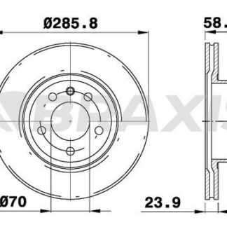 ON FREN DISK AYNASI HAVALI OMEGA B 2.0 94>