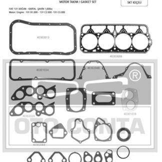MOTOR TAKIM CONTASI M131 DKŞ 1600 (KEÇESİZ + LPGLİ + SKC ÖZEL TAKVİYELİ 1.60MM)
