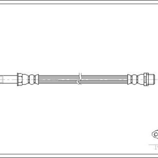 FREN HORTUMU ARKA 230mm T5 T6 T7 03>