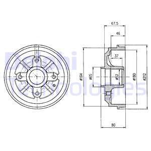 ARKA FREN KAMPANASI P106 P206 P206+ (T3E) SAXO AX OLCU: (180*30) ABSSIZ