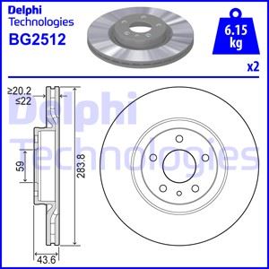 ON FREN AYNASI (DISKI) DOBLO III EGEA 1,3 / 1,6 / 2,0 10>ALFA ROMEO 147 156 (5 BIJON 284MM)