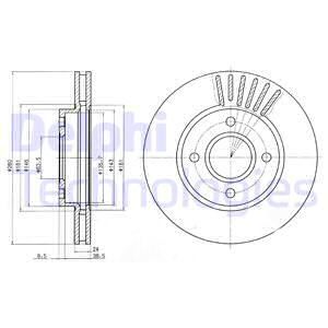 ON FREN DISK AYNASI MONDEO II / III 92>00 SCORPIO 94>98 COUGAR 98>001,6 16V / 1,8 / 2,0I 16V (260 X 24×4D) HAVA SOGUTMALI