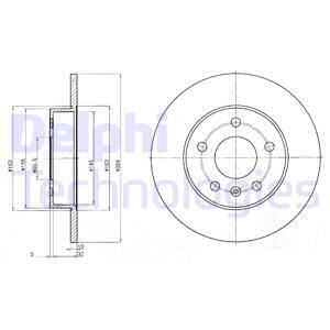ARKA FREN DISKI (5 BIJON) ASTRA H MERIVA B CORSA C ASTRA G 2,0DI 2,0 16V 1,8 16V 02 / 98>2,0DTI 16V 2,0DI 16V 1,8 16V 08 / 99>