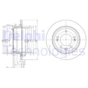 ARKA FREN AYNASI DISKI HYUNDAI I30 07 12 IX35 10> CEED 06> SPORTAGE 10> 262 MM