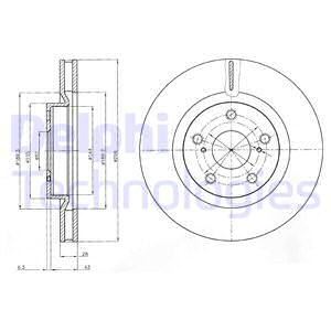 ON FREN AYNASI HAVALI TOYOTA RAV4 VVT I 2.0 2.2 D 4D 06>11 CAMRY 06>11 (296X5)