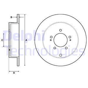 ARKA FREN AYNASI OUTLANDER 2.0 2.2 2.4 3.0 4WD 06>12 P4007 07>12 C CROSSER 07>13 5×302