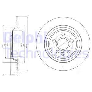 ARKA FREN AYNASI VOLVO S60 II10> S80 II 06> V60 II 13> V70 II 06> XC70 06> DÜZ 302mm