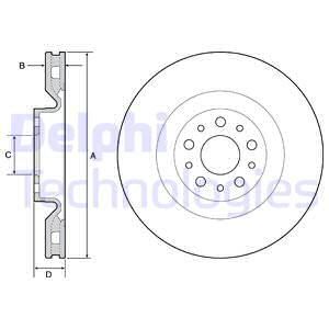 ON FREN AYNASI (DISKI) DOBLO III FIAT 500 COMBO 1,3D / 1,4 / 1,6D (305MM 5 BIJON)