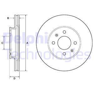ON FREN DISK AYNASI HAVALI HYUNDAI ACCENT BLUE 1.4 BENZINLI 1.6 CRDI 2011-> KIA RIO 1.2 1.4 BENZINLI 1.4 DIZEL 2011-> 256 MM