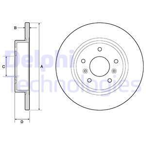 ARKA FREN DISKI (AYNASI) DUZ NISSAN QASHQAI 13> / X-TRAIL T32 14> / RENAULT KADJAR 15> (290X5)