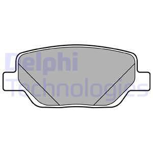 ARKA FREN BALATASI EGEA 1,3D MULTIJET / 1,4 / 1,4LPG / 1,6 / 1,6D MULTIJET
