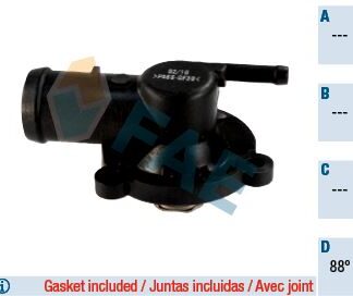 TERMOSTAT KOMPLE FABIA 00>04 ARV AQV ATY AME AQW ATZ AZE AZF
