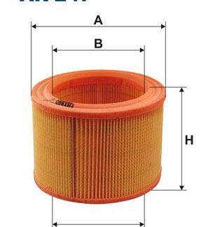 HAVA FILTRESI PARTNER BERLINGO P306 XSARA XUD9 / DW8 P205 P309 XUD7T (KISA TIP)