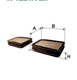 KABIN FILTRESI TAKIMI (KARBONLU) W211 02>08 S211 03>09