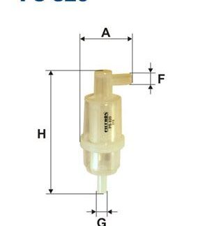 YAKIT FILTRESI (SEFFAF PIPO TIP) W202 93>00 W124 93>95 W460 87>92 W123 79>85