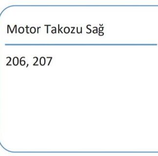 MOTOR YARDIMCI TAKOZ SAG P206 P206+ (T3E) 1,4 1,4HDI 1,6 8V 1,6 16V