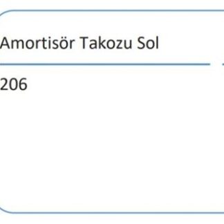 AMORTISOR TAKOZU ON SOL P206 98> P206+ (T3E) PLUS 08>