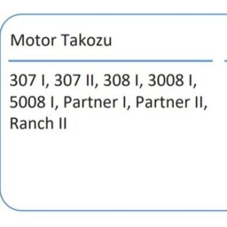 MOTOR TAKOZU (YAGLI) SAG P307 P308 P5008 P3008 PARTNER TEPE 06> C4 C4 PICASSO C4 II DS4 DS5 BERLIN
