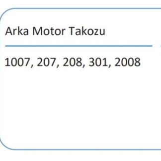 MOTOR TAKOZU C2 C3 C3 II C3 PLURIEL C3 (A51) DS3 P207 P208 P1007 P301 P2008 P208