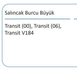 ON SALINCAK BURCU (ARKA BUYUK) SAG/SOL TRANSIT V184 00>06 V347 06>11 CUSTOM V363 YENI KASA TRANSIT V362 12 />