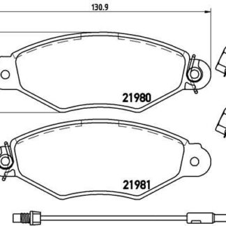 FREN BALATASIÖN KANGOO 98> / P206 98> P206 + TE3 09> / XSARA 97>