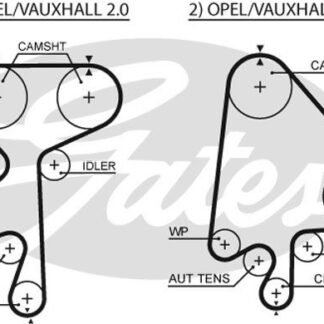 TRIGER KAYISI (176×240) OPEL VECTRA A ASTRA F 2.0 16V 1.7D 8V CT871
