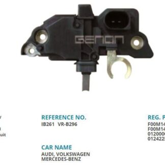 ALTERNATOR KONJEKTOR BOSCH TIP 12V AUDI A3 – A4 – A6 / FORD / SEAT / SKODA / VOLKSWAGEN BORA – TRANSPORTER – GOLF – PASSAT – TOURAN (L, DFM)