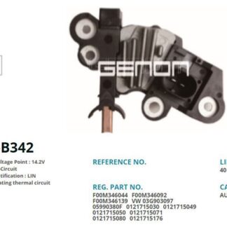 ALTERNATOR KONJEKTOR BOSCH TIP 12V AUDI A6 – Q7 / SEAT ALHAMBRA / SKODA SUPERB / VOLKSWAGEN PASSAT (LIN)