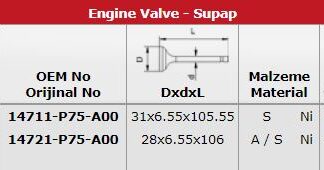 SUBAP TAKIMI HONDA CRV 2,0 1997-2002 (16 SUBAP) B20B MOTOR