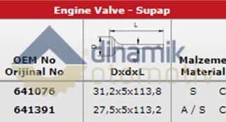 SUBAP TAKIMI A16XER A16LET INSIGNIA ASTRA J