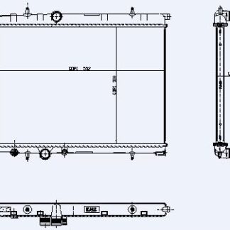 SU RADYATORU P307 P206 C4 C4 (B7) DS4 XSARA II XSARA PICASSO (TU5JP4)1,6 16V OTOMATIK P206 TU3JP