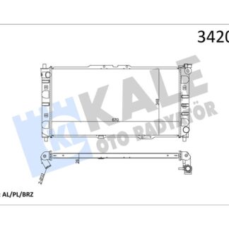 RADYATOR 323 F V 1,5 16V 94 98