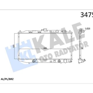 MOTOR SU RADYATORU HONDA CIVIC 1,6 CRX 1,6 1987 1992 OTOMATIK VITES