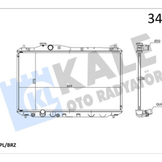MOTOR SU RADYATORU HONDA CIVIC FB7 1.6-1.8 2012-> R16B R18A R18Z