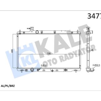 MOTOR SU RADYATORU HONDA CRV 2,0 2007> OTOMATIK VITES