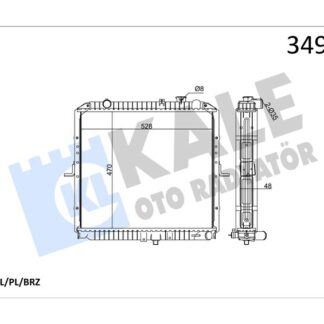 MOTOR SU RADYATORU KIA BONGO K2500 2004>