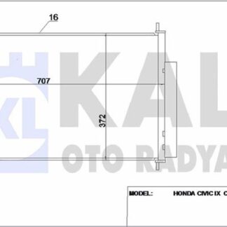KLIMA RADYATORU HONDA CIVIC 2012>