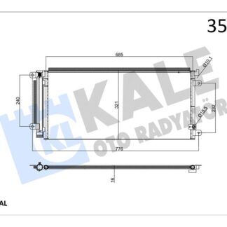 KLIMA RADYATORU HONDA CIVIC X 1.5 VTEC RS 16>21 FC5