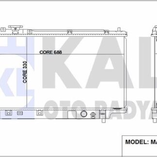 MOTOR SU RADYATORU 323 96>98 MANUEL (690X330X13)