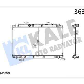 MOTOR SU RADYATORU HONDA CR-V 1.5 VTEC 16> (AT/MT)(425X750X26)