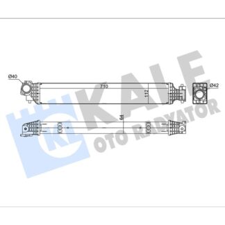 INTERCOOLER TURBO RADYATORU HONDA CIVIC X 1.0 1.5 VTEC 16> 64 MM