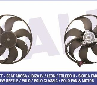 FAN MOTORU (250 / 80W 350mm) A3 TT AROSA IBIZA IV LEON TOLEDO II SKODA FABIA OCTAVIA BORA GOLF IV LUPO NEW BEETLE POLO / CLASSIC