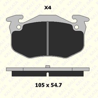 ARKA FREN BALATASI R9 R11 R19 CLIO I II MEGANE I SYMBOL SAXO XSARA P306 P309 1,6 / 1,8 / 2,0
