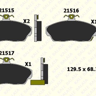 ON FREN BALATASI HONDA CIVIC 2001 2006 EURO CIVIC 1996 1999 ROVER 200 400 1996 2000 TATA TELCOLINE / FREELANDER 1