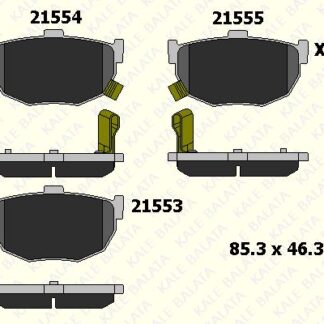 ARKA FREN BALATASI HYUNDAI ELANTRA 1996-2006 KIA CERATO 2004->