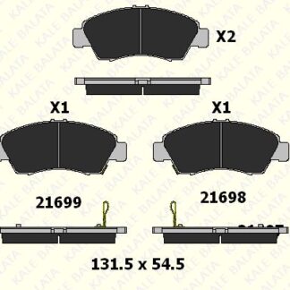 ON FREN BALATASI HONDA CIVIC 1,4 1992 2000 HONDA CITY JAZZ 2004 2008