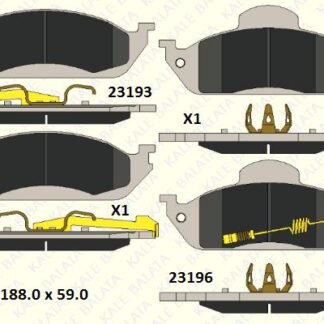 FREN BALATASI ON ML-CLASS W163 98>05