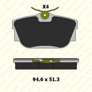 ARKA FREN BALATASI TRANSPORTER T4 96>04