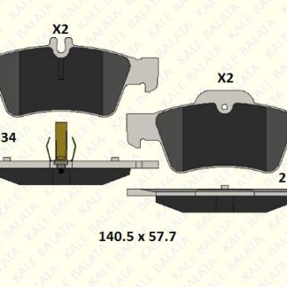 FREN BALATASI ARKA W203 04>07 S203 04>07 C209 06>09 A209 04>05 C219 04>10 C218 11>17 W211 03>08