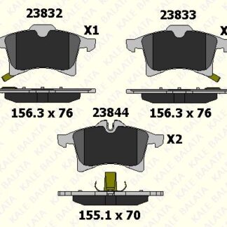 ON FREN BALATASI ASTRA H – MERIVA A – MERIVA B – ZAFIRA B – CORSA C – COMBO C Y17DT Z17DTH